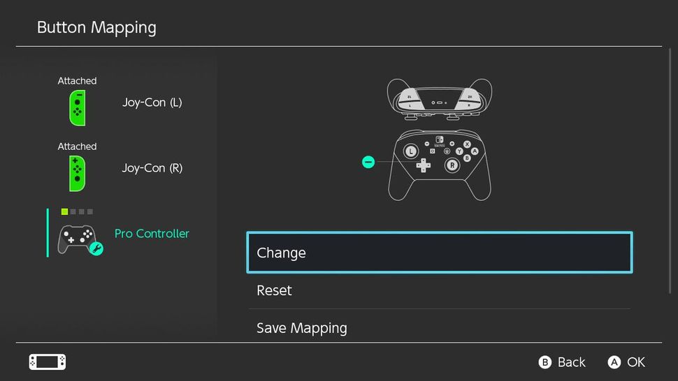 How to remap buttons on Nintendo Switch JoyCons or the Pro Controller