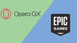 Opera and Epic Games logos