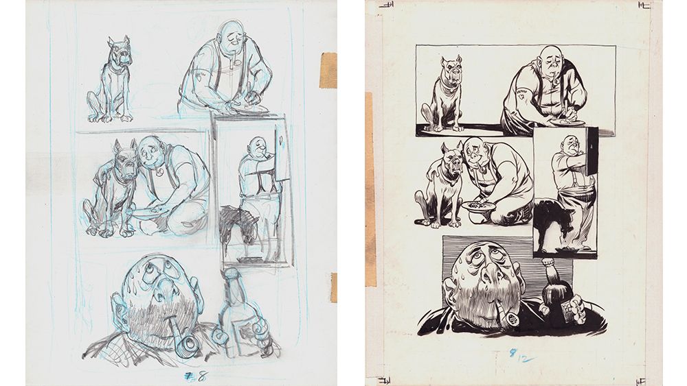 Will Eisner art from A Contract with God