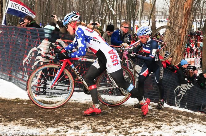 USA Champion Katie Compton did not get off to a great start today