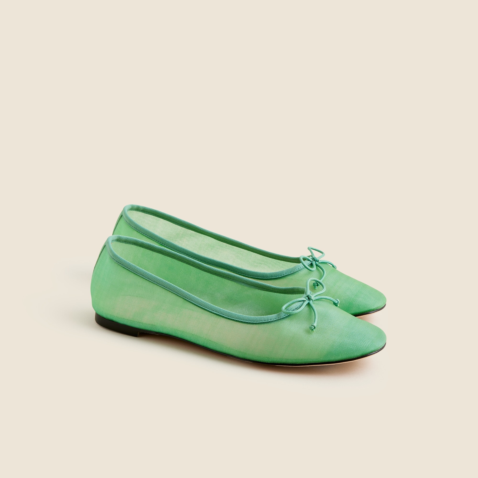 J.Crew, Andi Ballet Flats in Mesh