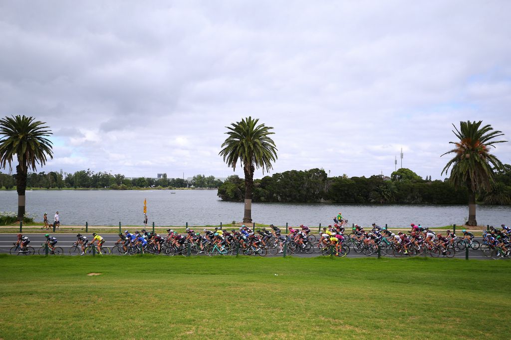 Overcast skies for the racing yoday