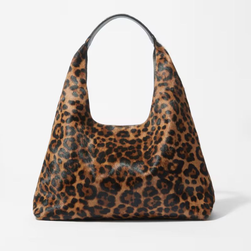 &amp;amp;Other Stories , Leopard-Print Leather Tote Bag