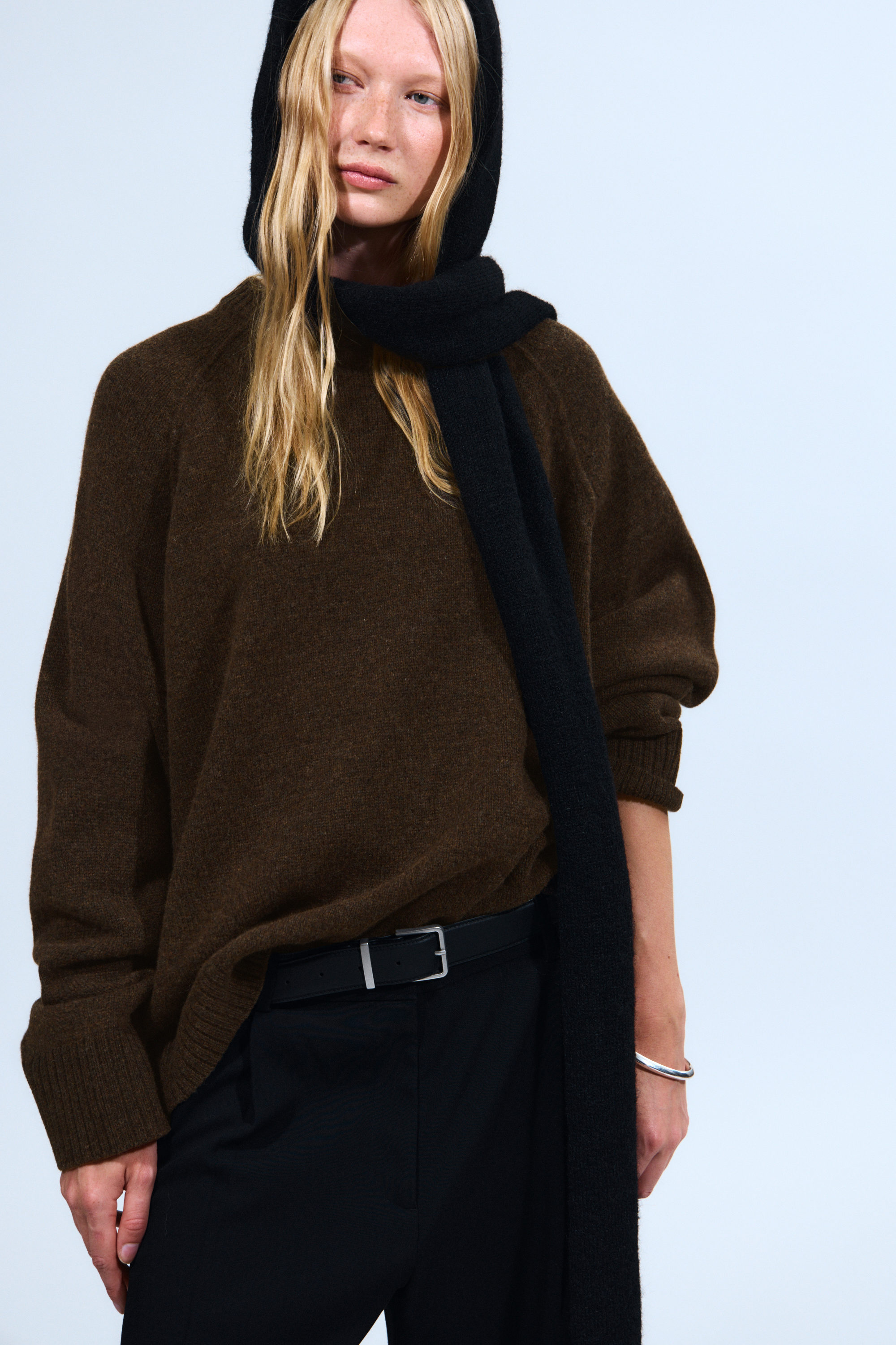 Relaxed Knitted Wool Sweater