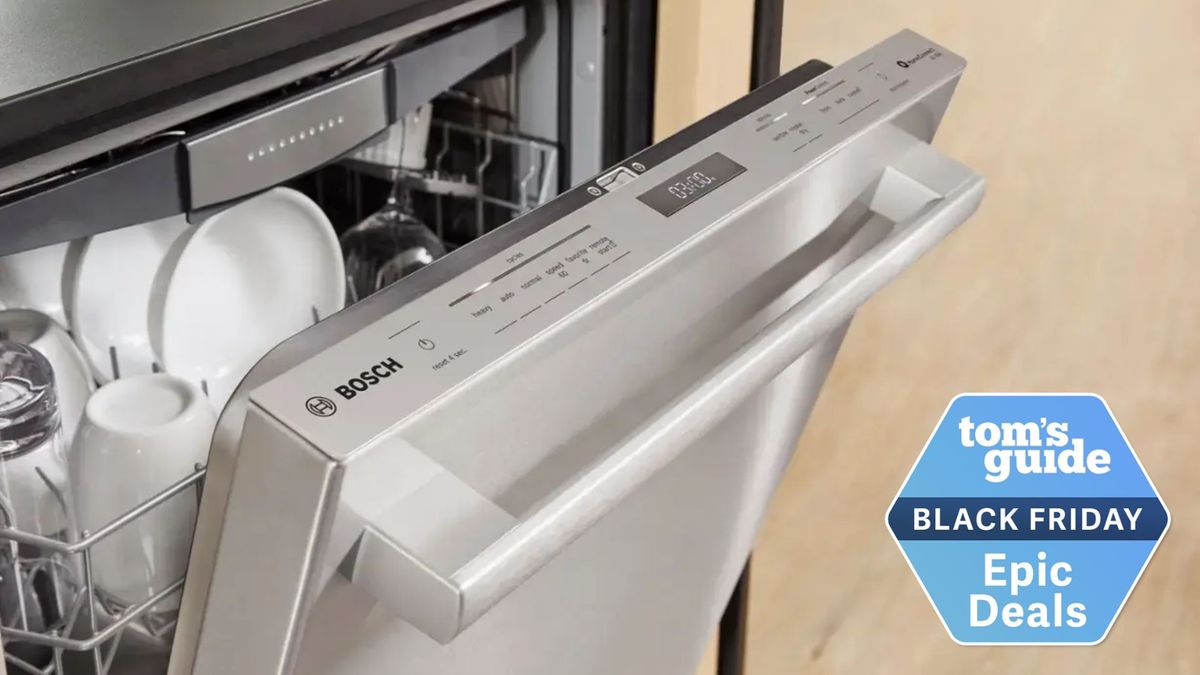 The Bosch 800 Series Dishwasher has thousands of 5-star reviews, and it's $140 off this Black Friday