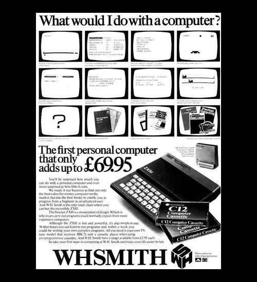 Sinclair ZX81 press advert, 1981