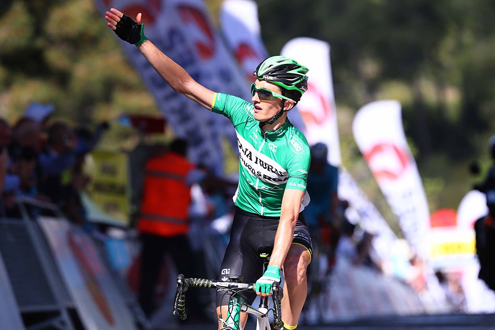 Pello Bilbao (Caja Rural) victory salute at Tour of Turkey