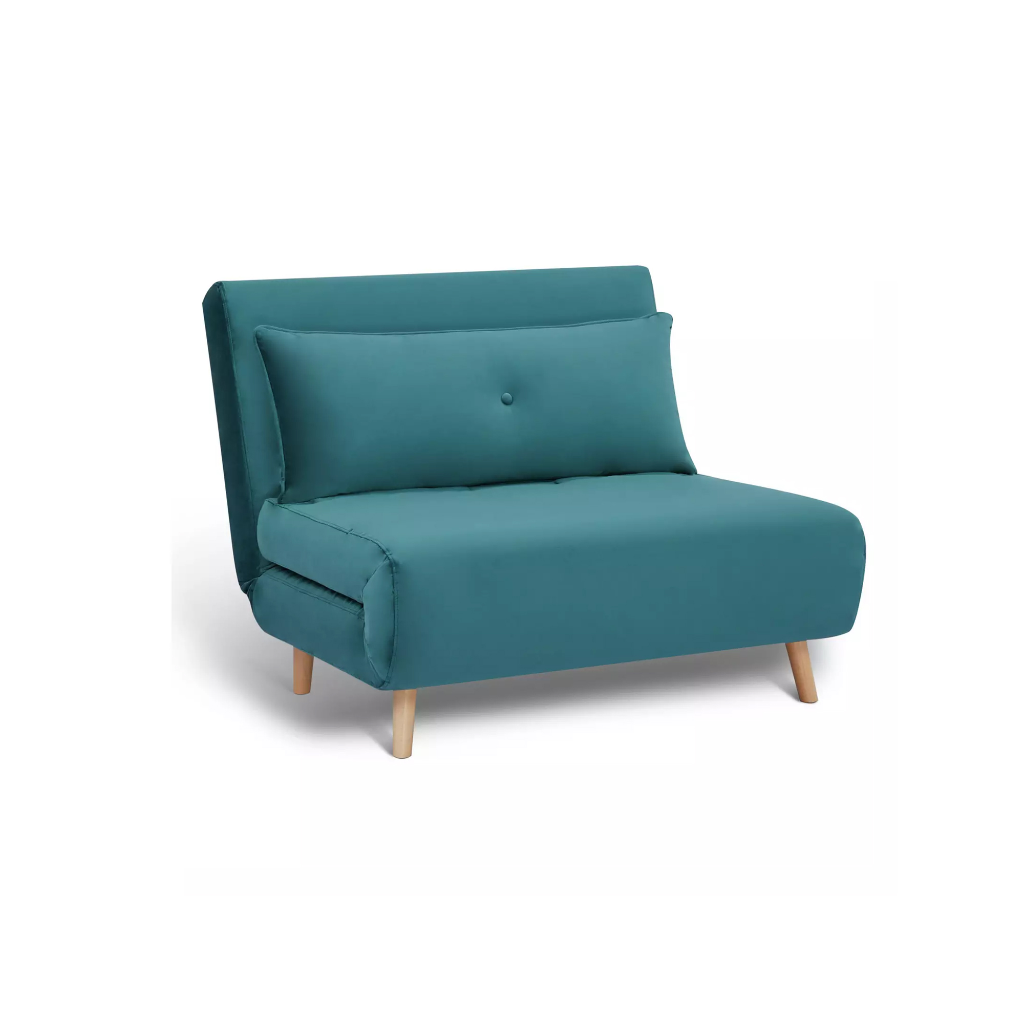 Habitat Roma sofa bed teal velvet
