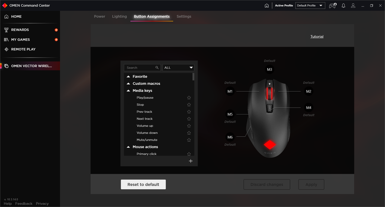HP Omen Vector