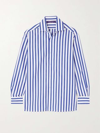 Capri Striped Cotton-Poplin Shirt