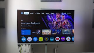 Philips OLED+959 with Google TV home screen