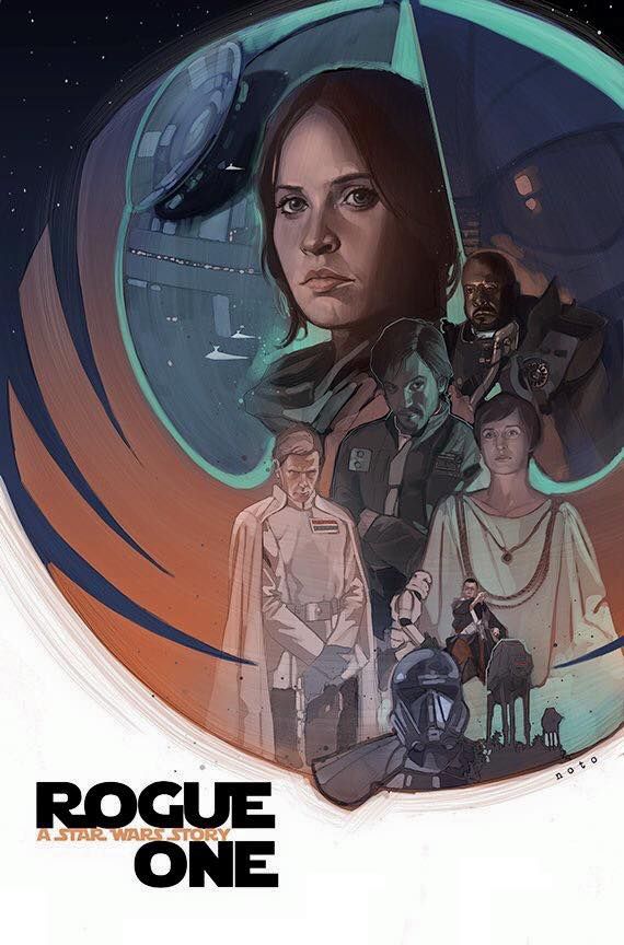 Star Wars nut Phil Noto couldn't resist creating his own Rogue One poster