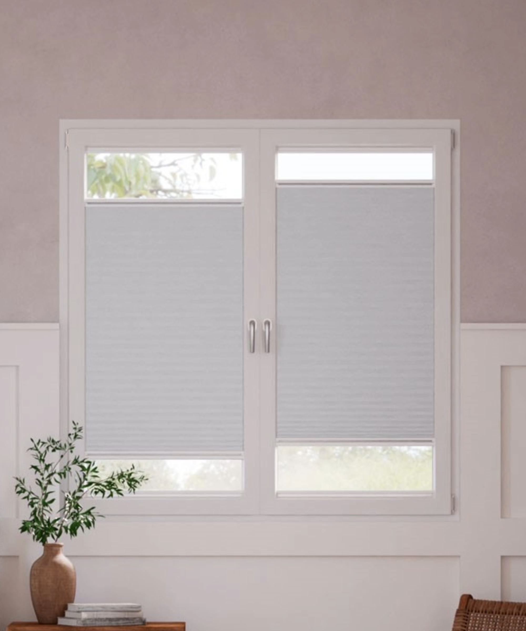 Bottom up blinds