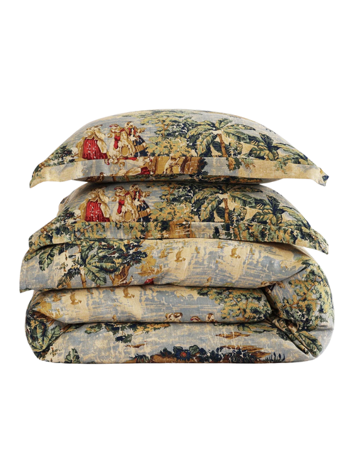 Provence Washed Linen Comforter Set