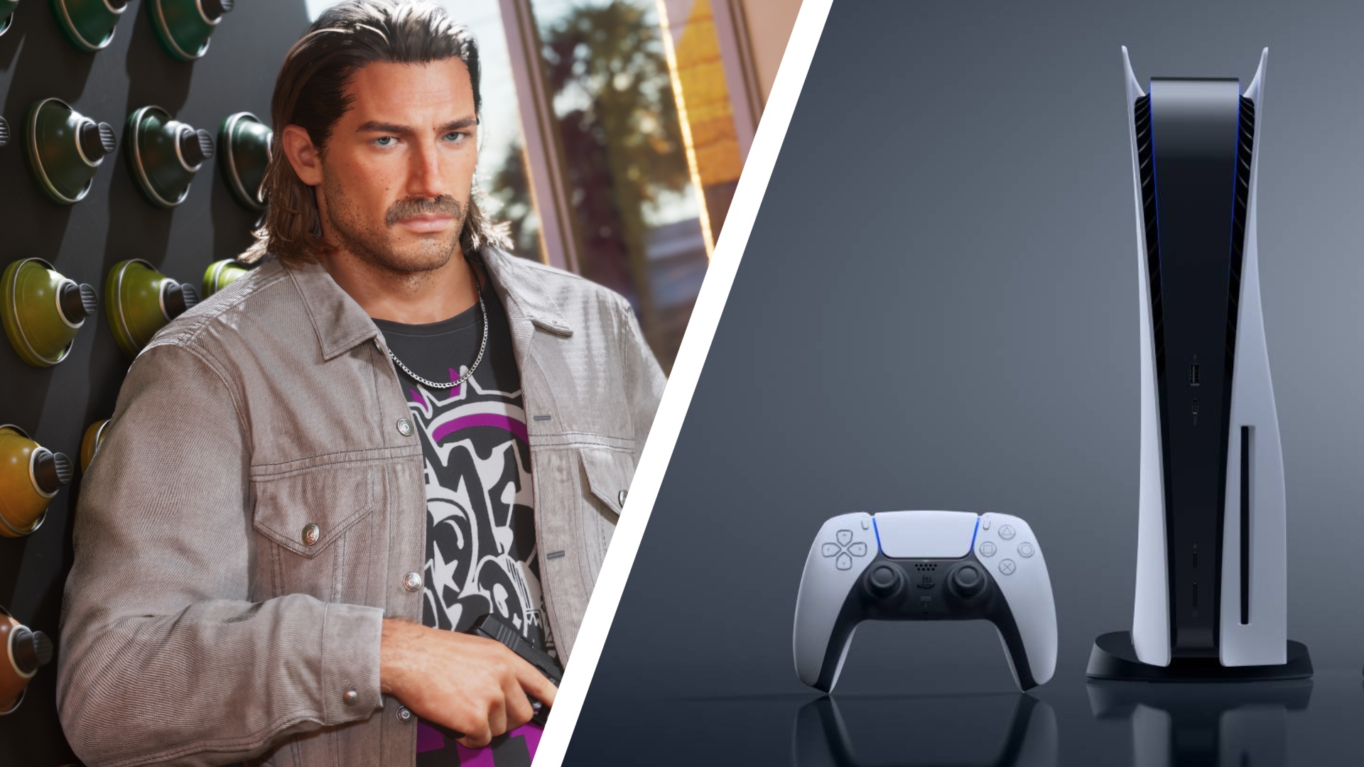 Screenshot of Jason Duval in GTA 6 and PS5 console
