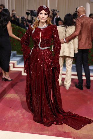 Jessica Chastain attends The 2022 Met Gala