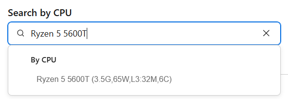 Ryzen 5 5600T at ASUS
