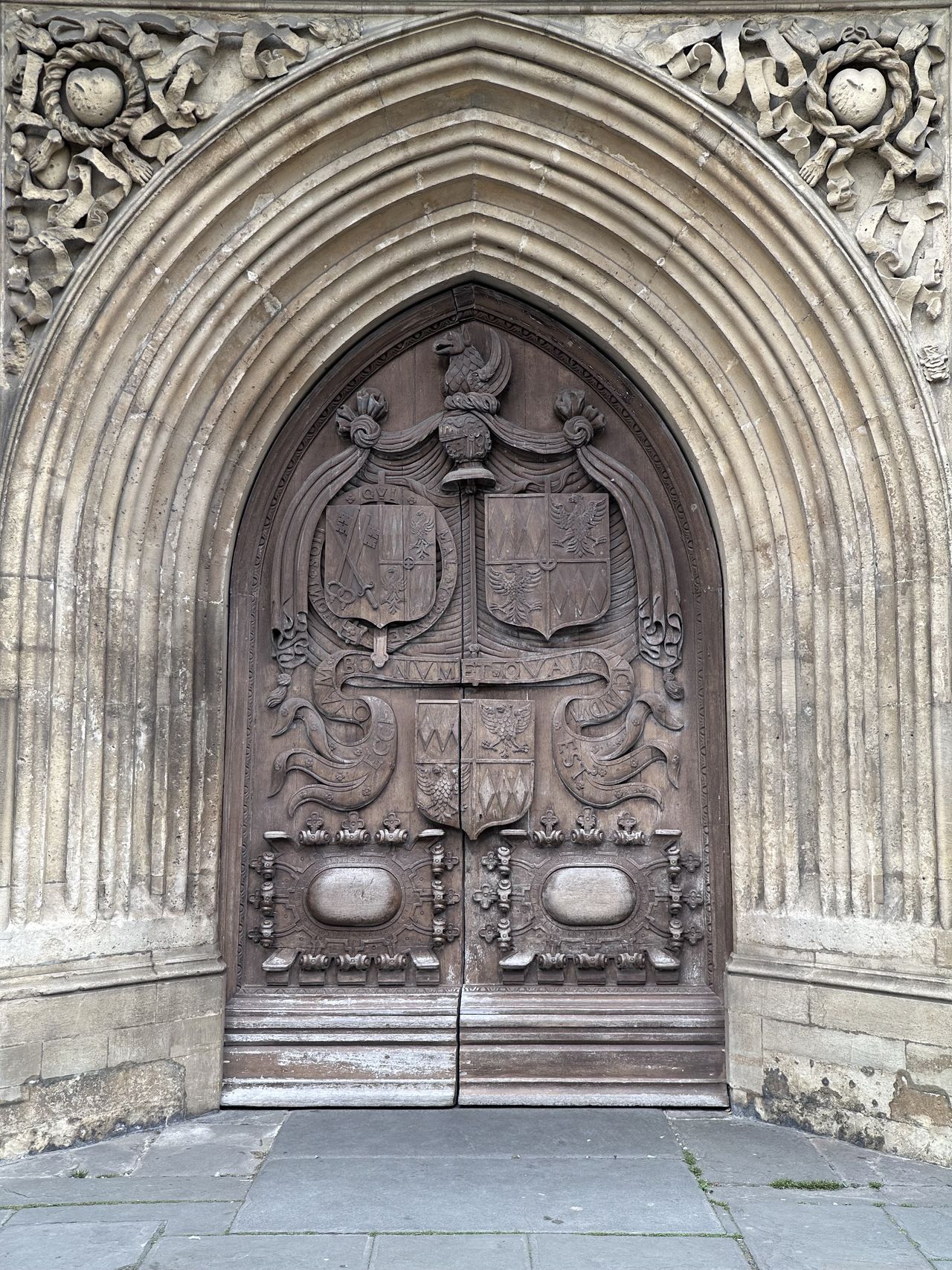 A photo of a church door taken on the iPhone main lens