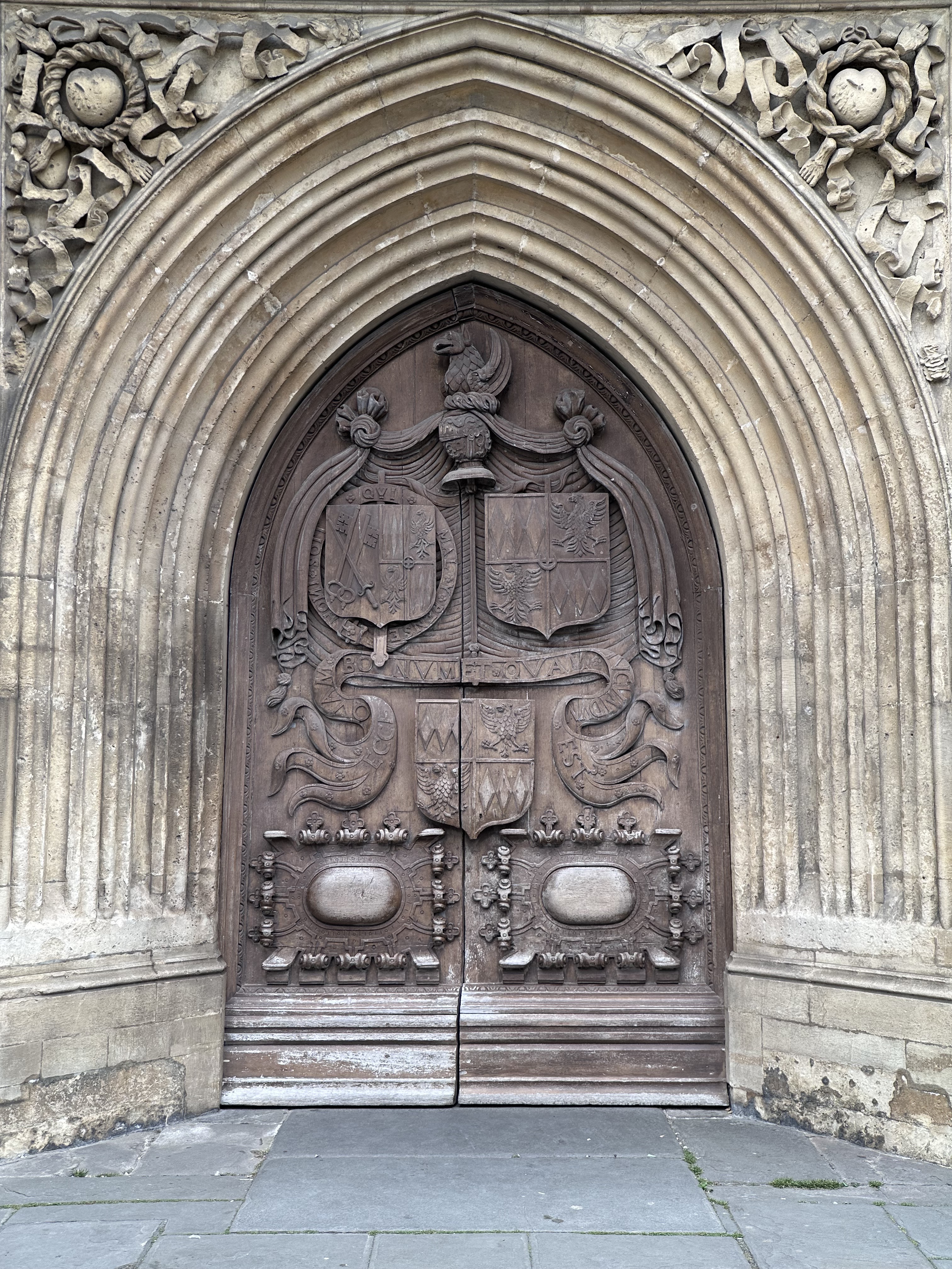 A photo of a church door taken on the iPhone main lens