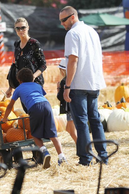 Heidi Klum - Martin Kristin - family day out - celebrity kids - Halloween - Marie Claire - Marie Claire UK 