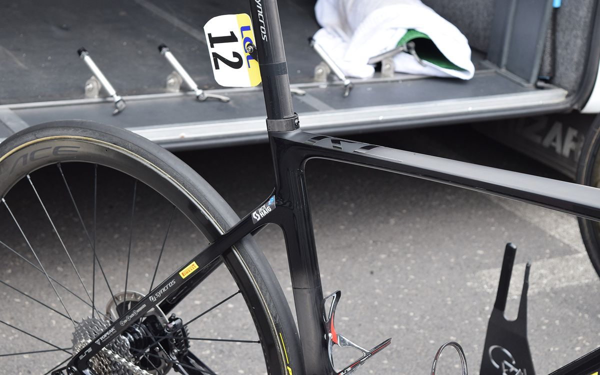 A closer look at the seat cluster of the new frame