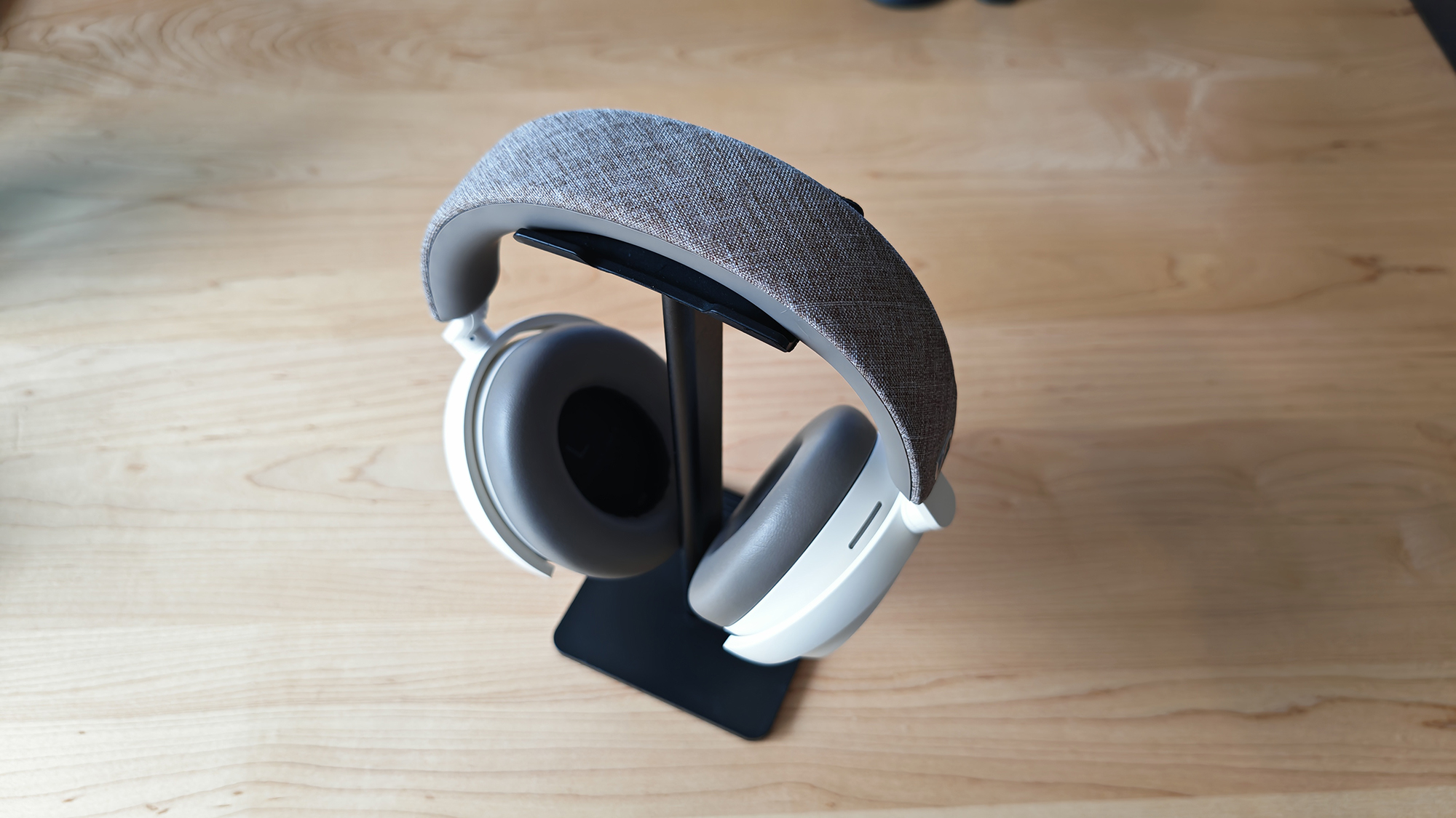 The Sennheiser Momentum 4 headphones.