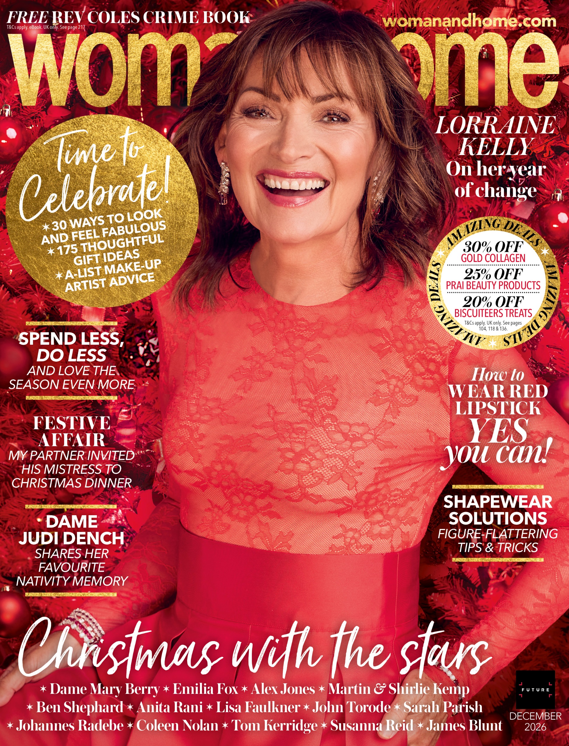 Lorraine Kelly woman&amp;amp;home cover shoot