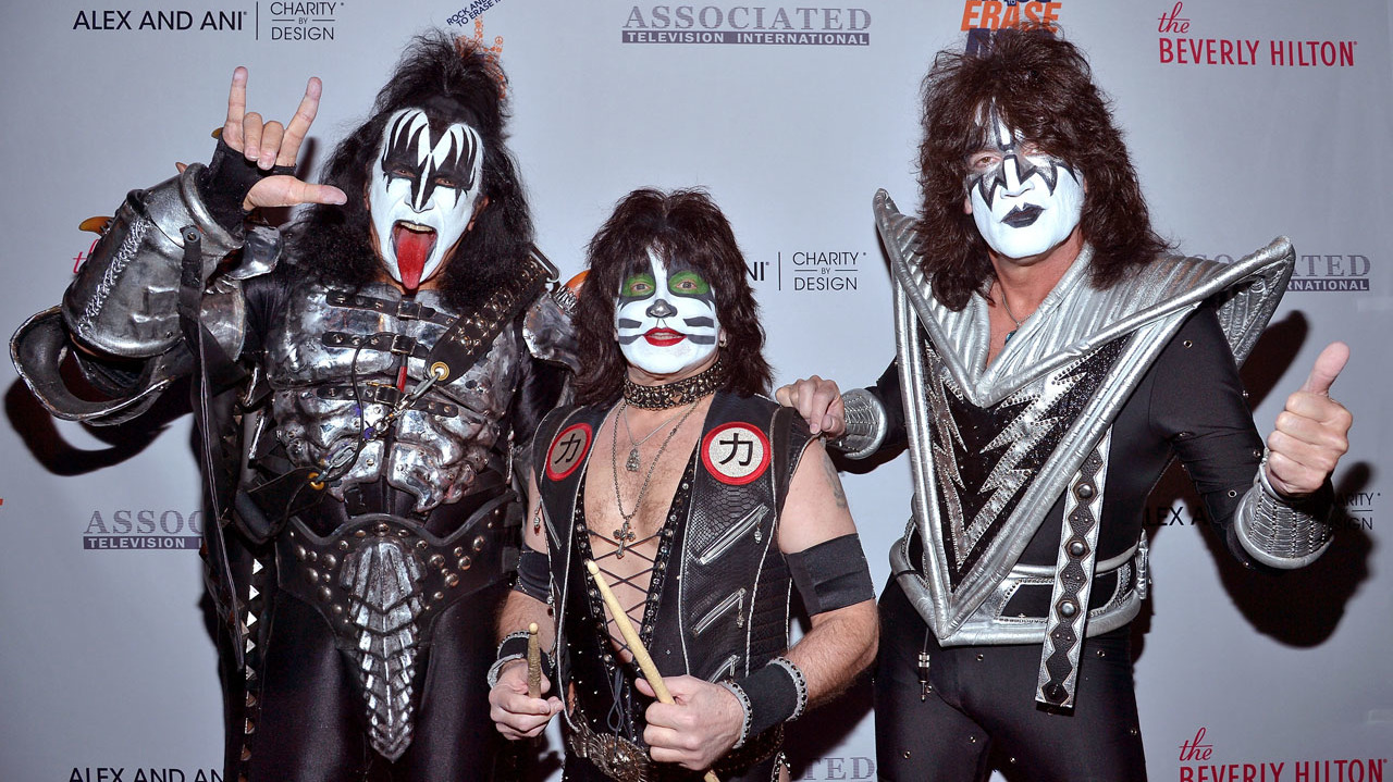 Gene Simmons, Eric Singer and Tommy Thayer