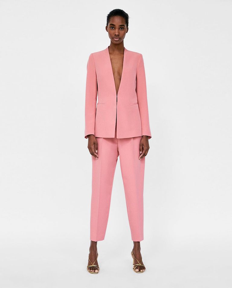 This Pink Zara Suit Is Literally Everywhere And It's CEO Chic Marie