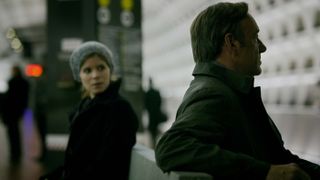 Kate Mara and Kevin Spacey in House of Cards