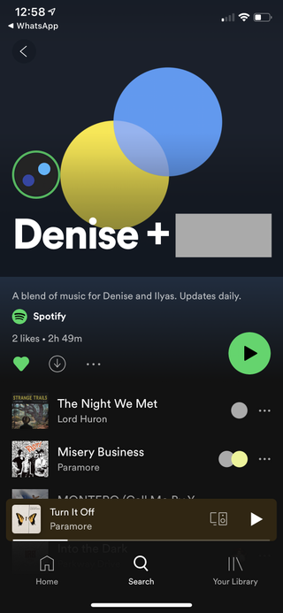 How to use Spotify Blend