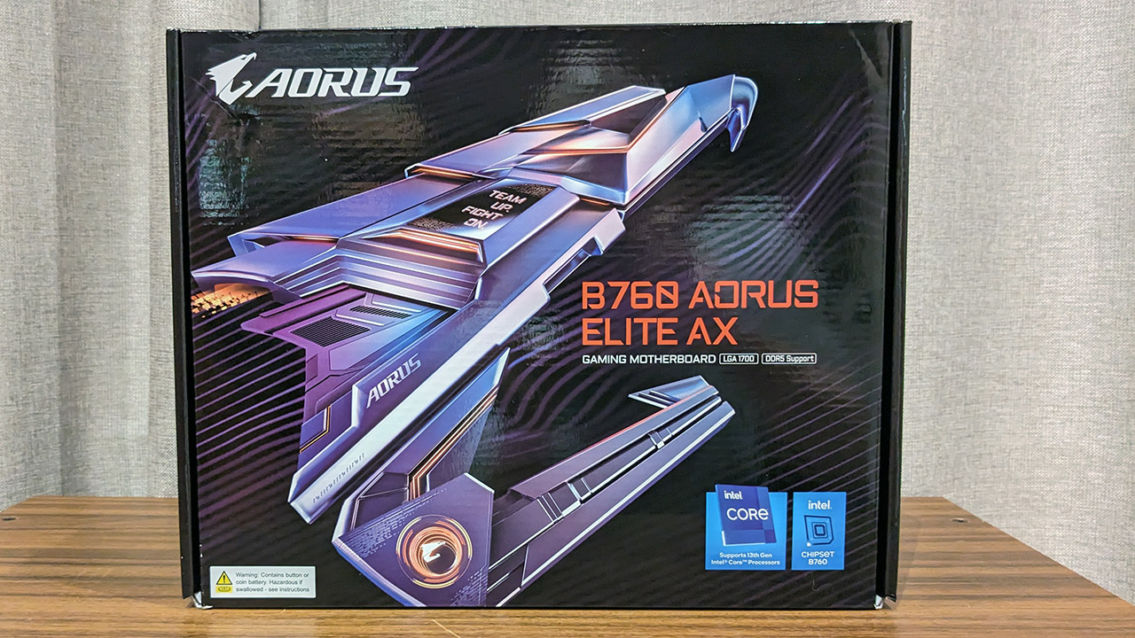 Gigabyte B760 Aorus Elite AX box