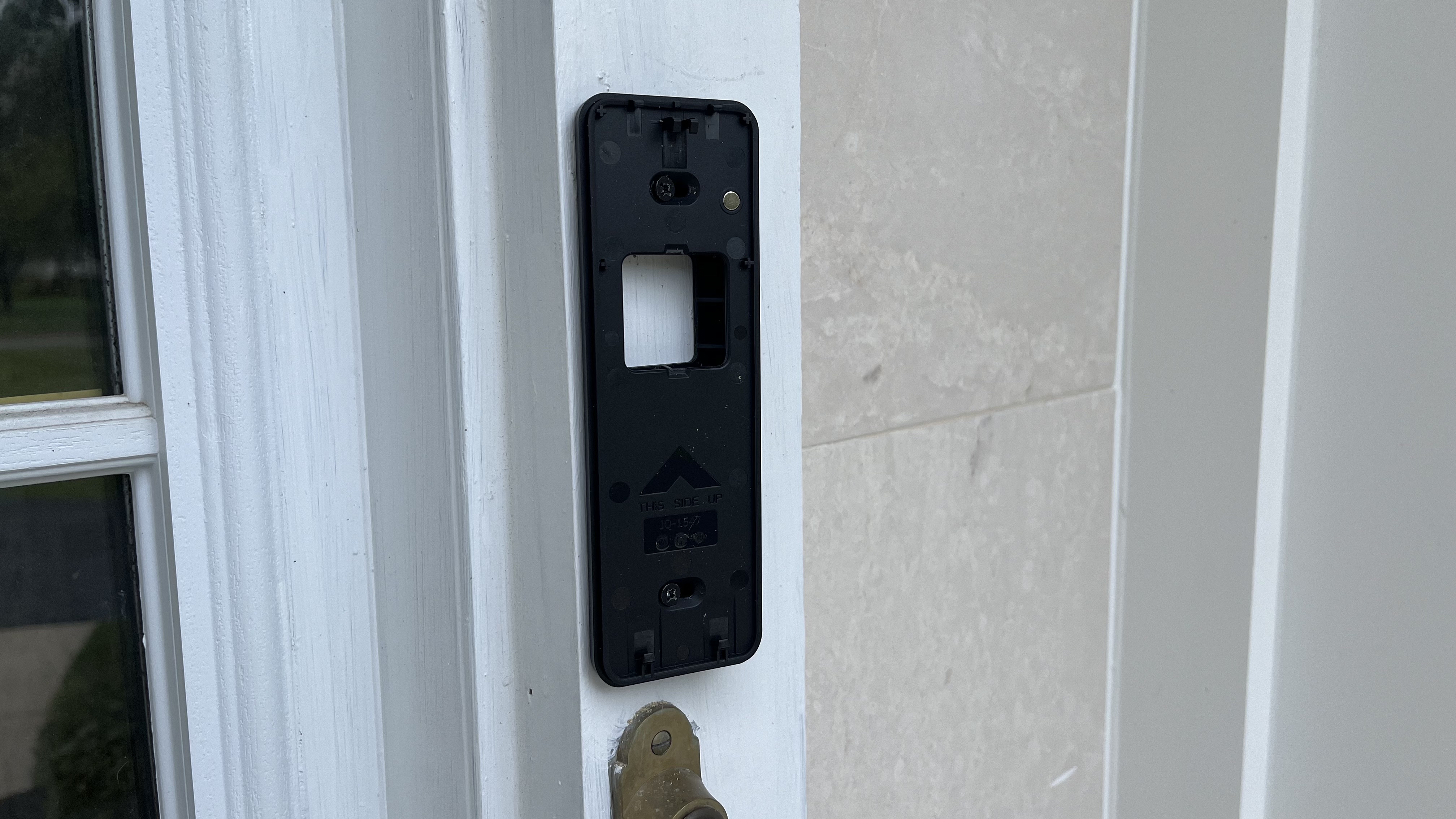 Philips 7000 Series Video Doorbell mount installed