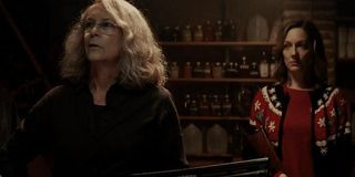 In Halloween (2018) Judy Greer's character wears a Christmas sweater on  Halloween in order to skip the holiday due to the trauma her mother  endured 40 years prior. : r/MovieDetails