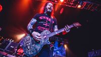  Gary Holt of Exodus performs on stage at Sala Black Box on February 28, 2020 in Madrid, Spain. 