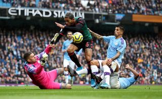 Tom Heaton is an admirer of City goalkeeper Ederson (pictured)