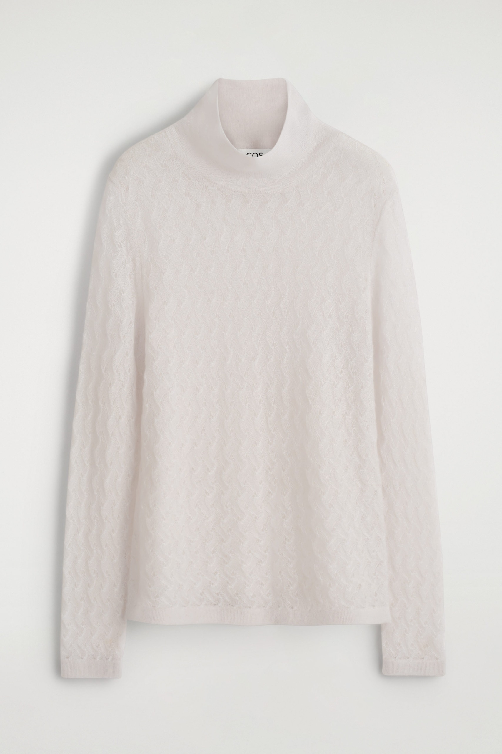 Pointelle-Knit Mohair Jumper
