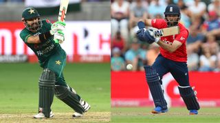 Composite image of Moeen Ali and Mohammad Rizwan ahead of England's T20i tour of Pakistan 2022