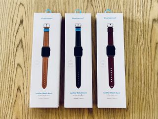 Bluebonnet Leather Apple Watch Band Box