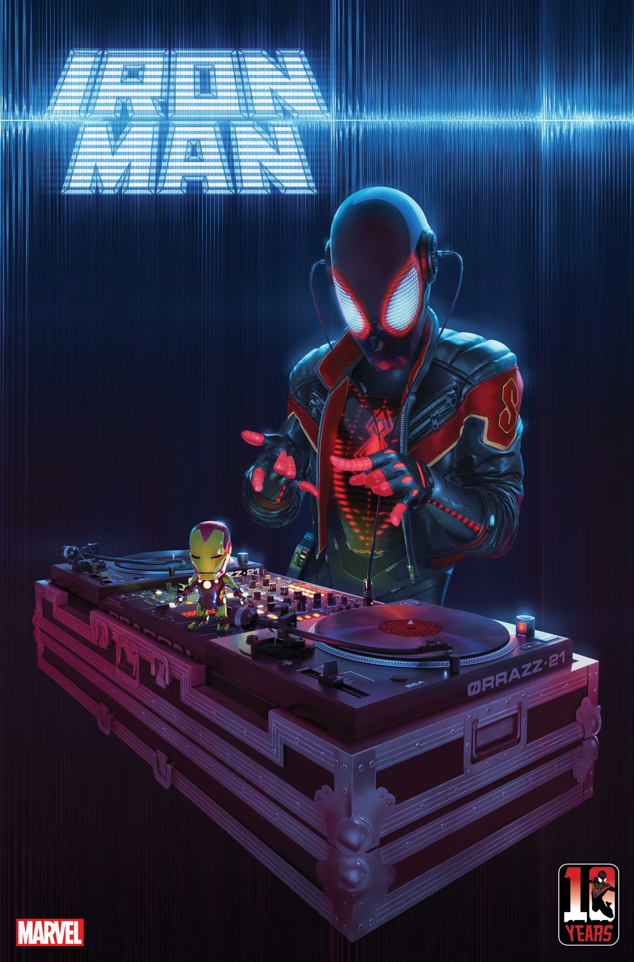 Miles Morales 10th Anniversary variant covers