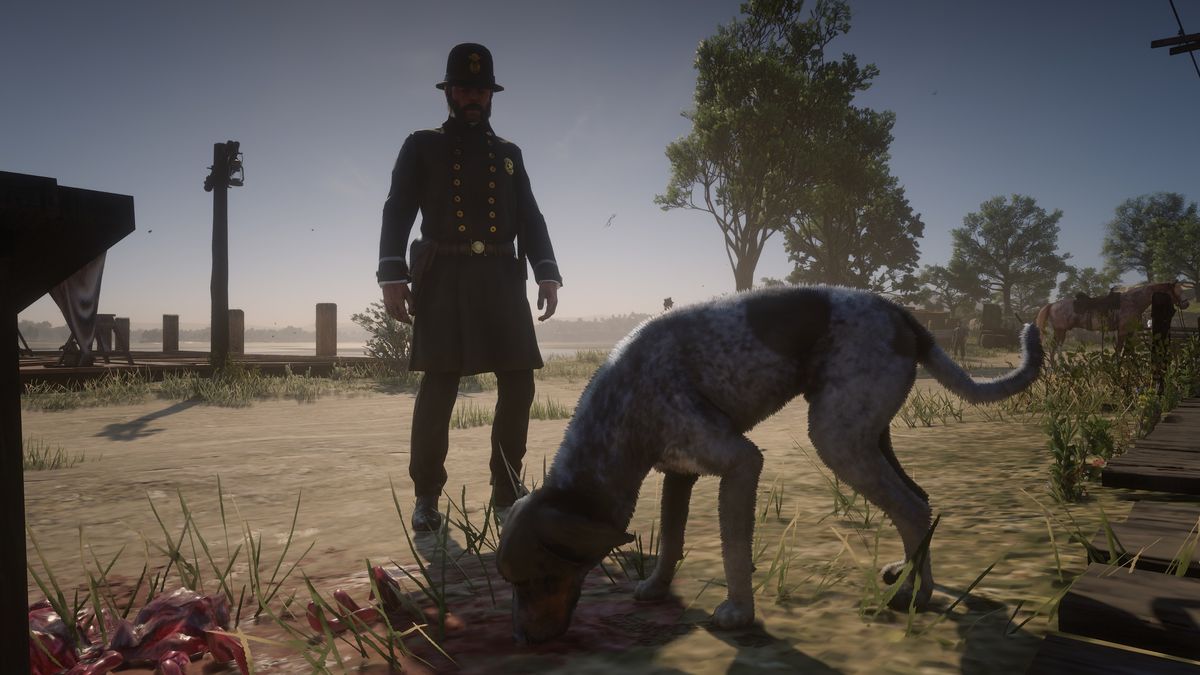 Playing as a lawman in the Red Dead Redemption 2 First Response mod