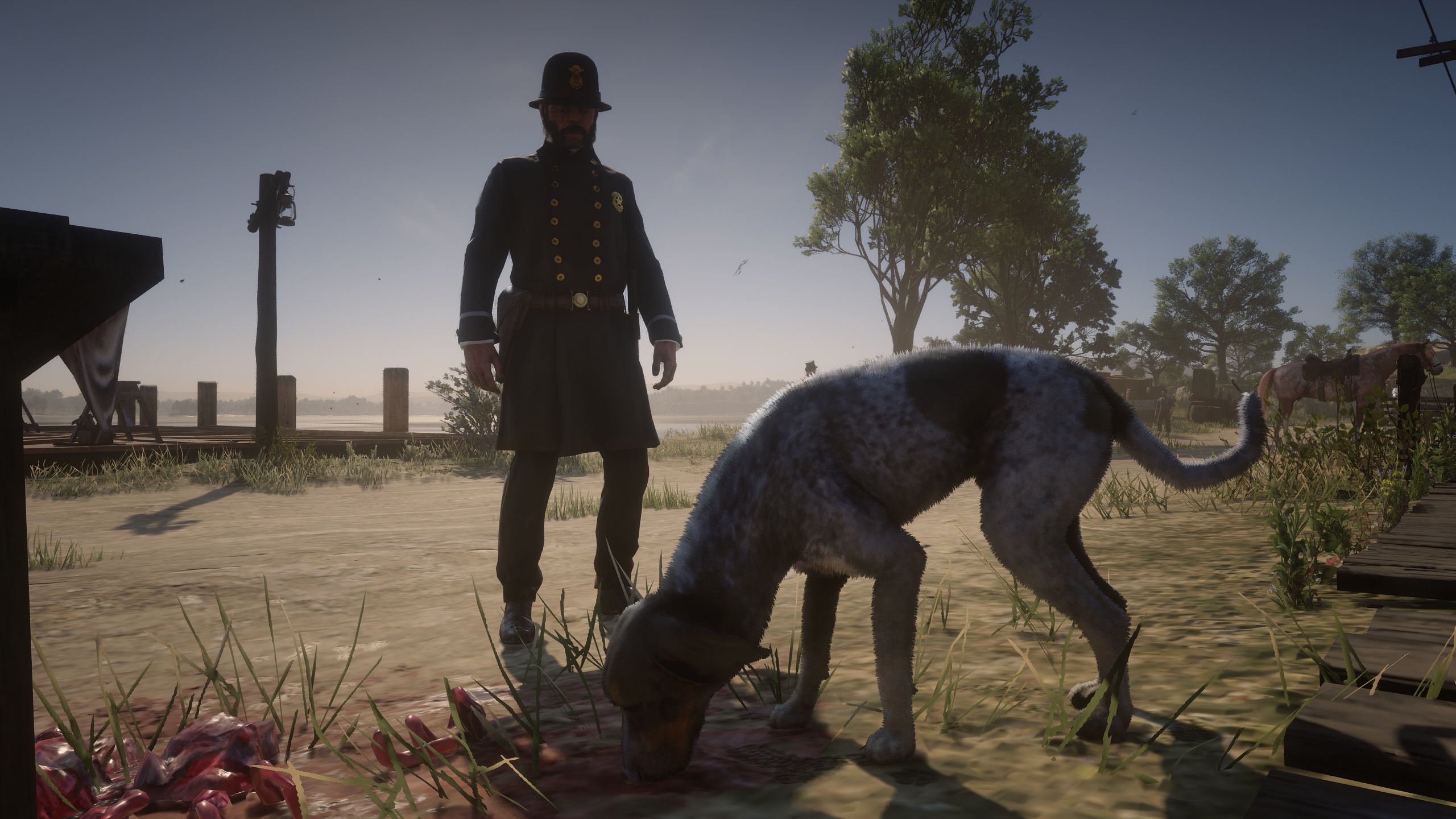 Playing as a lawman in the Red Dead Redemption 2 First Response mod
