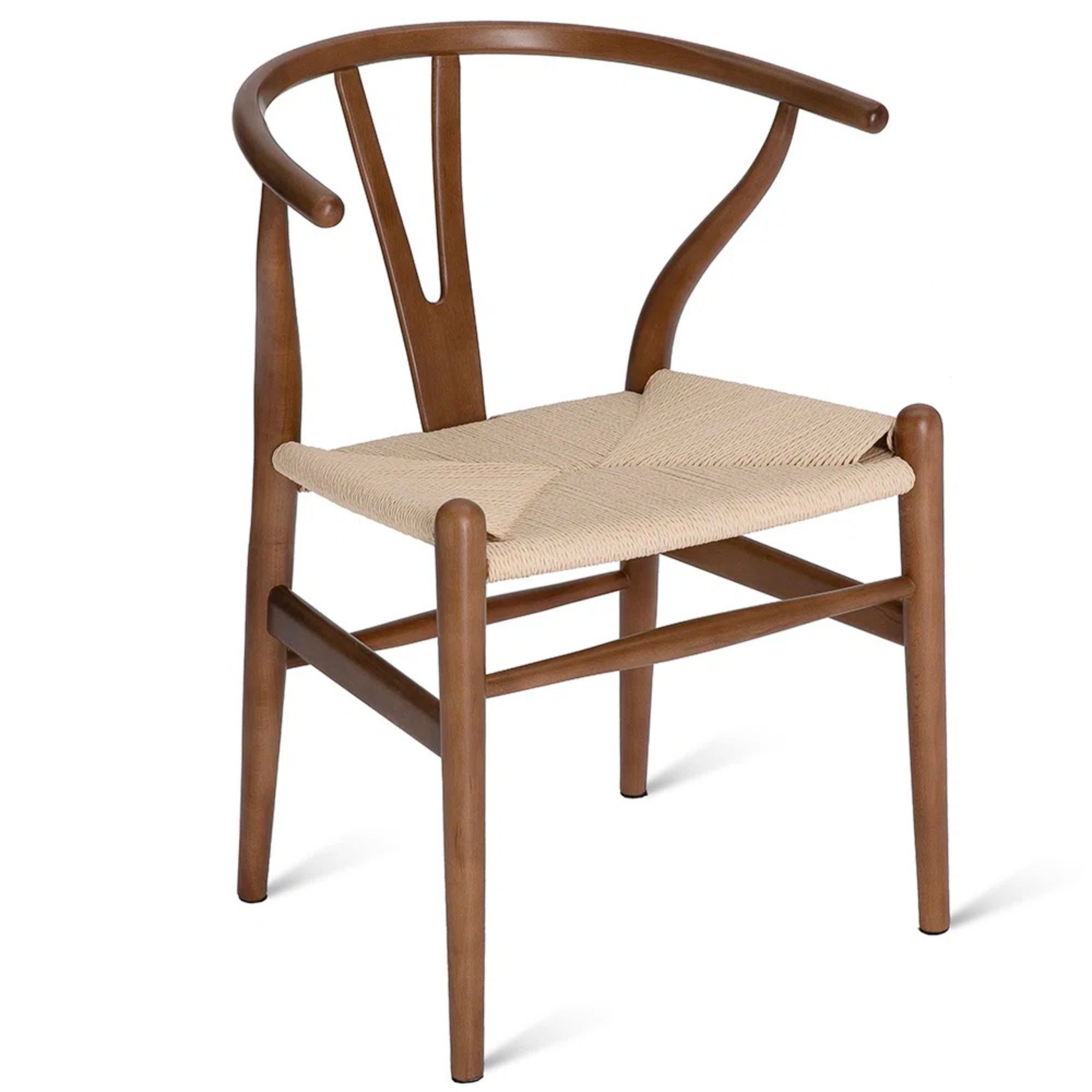 Gunnur Mid-Century Solid Wood Dining Chair By Corrigan Studio