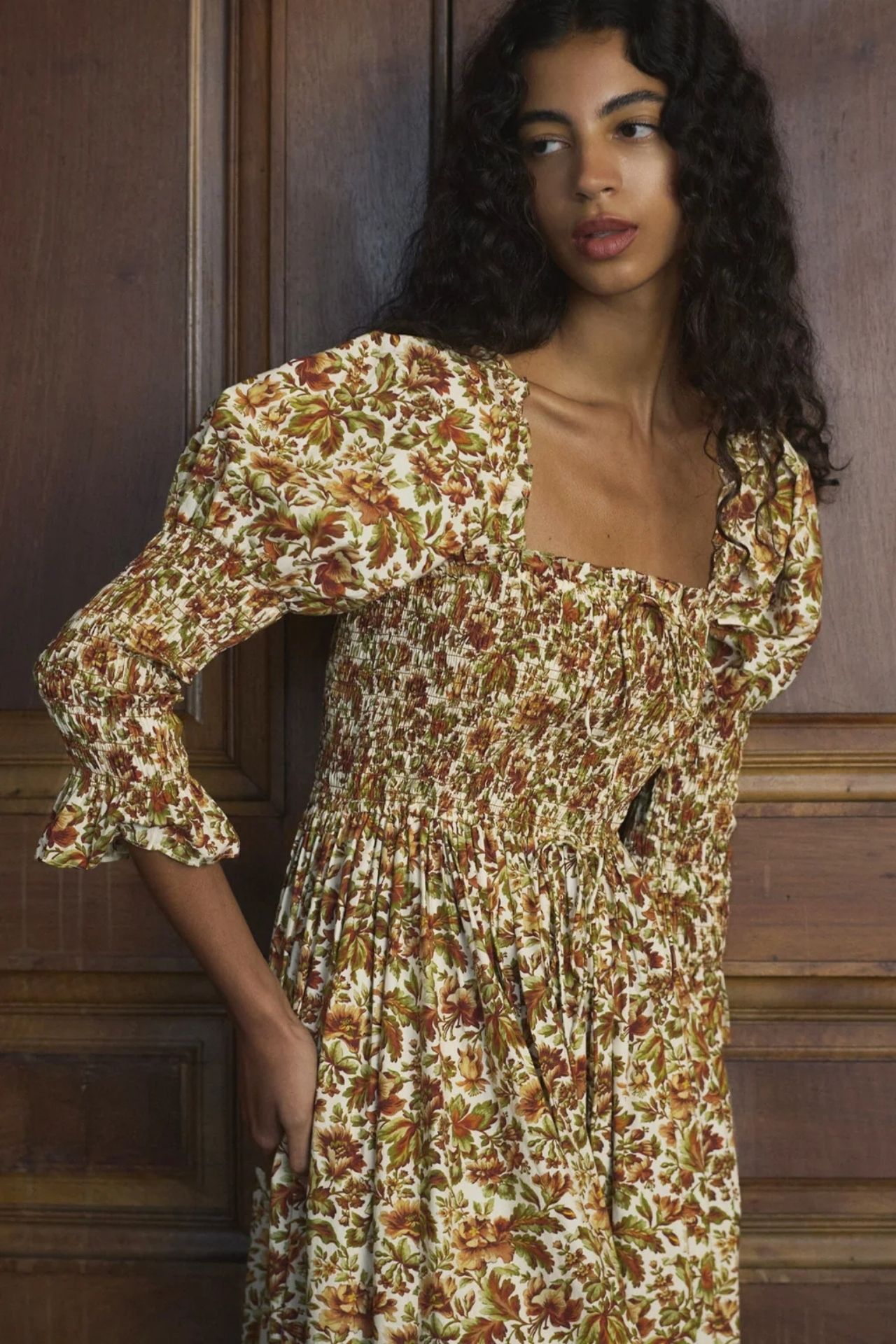 Bijou Dress -- Ivory R&amp;Ecirc;ve Des Jardins