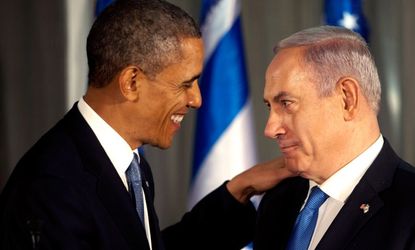 Prime Minister Benjamin Netanyahu and President Obama.
