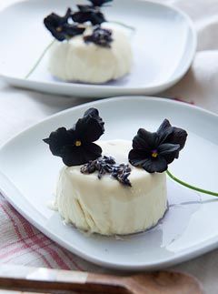 Lavender panna cotta (LP)