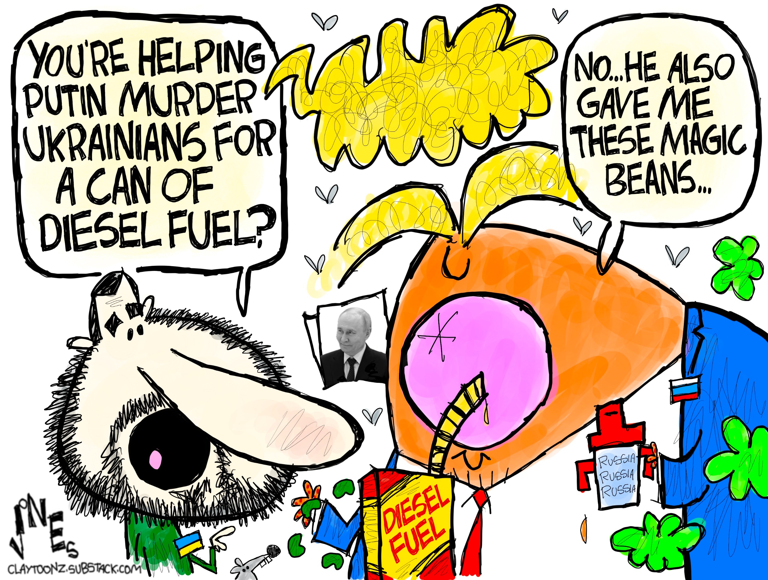 Political cartoon