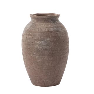 A terracotta vase