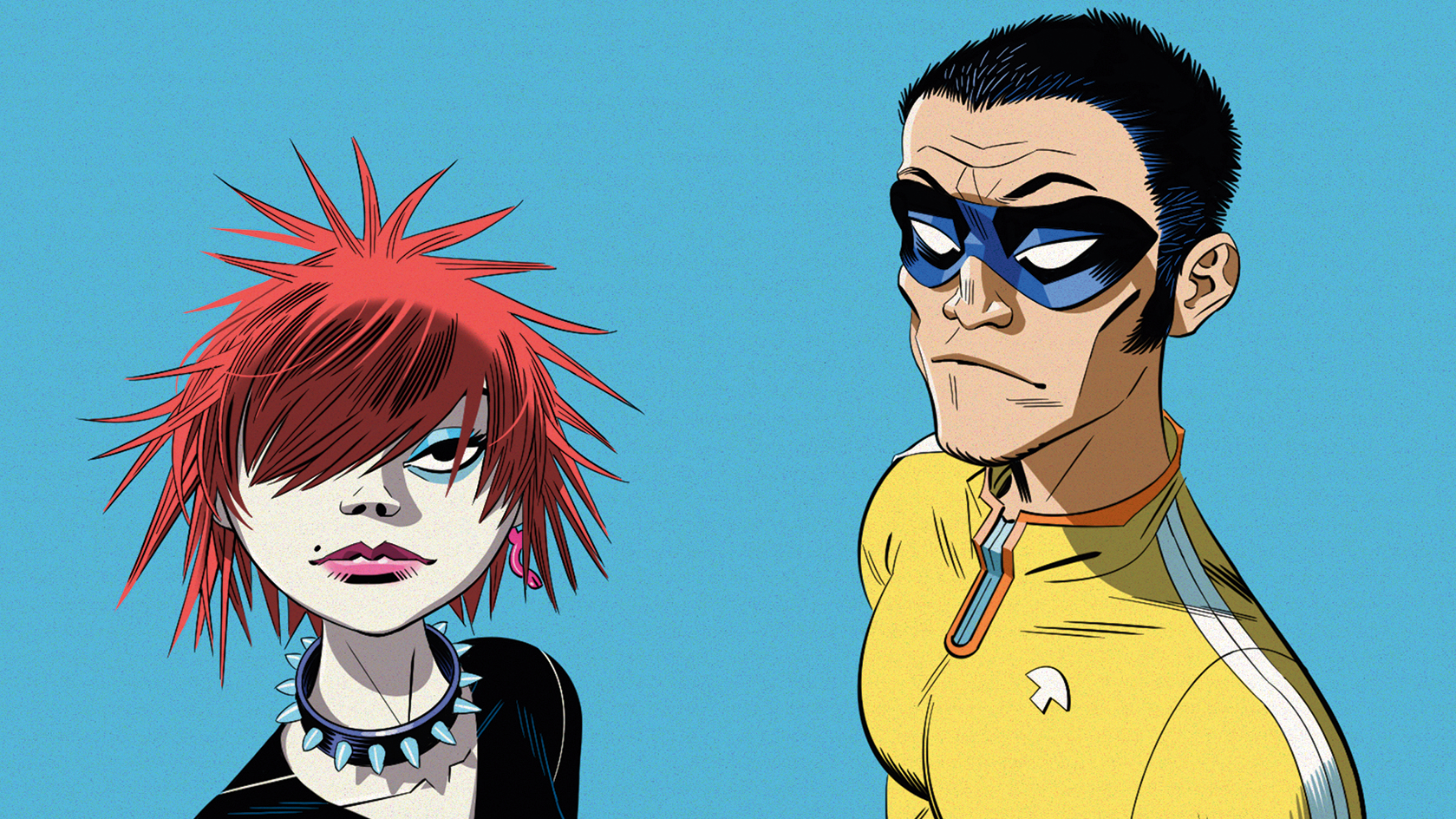 Punk style; two cartoon characters