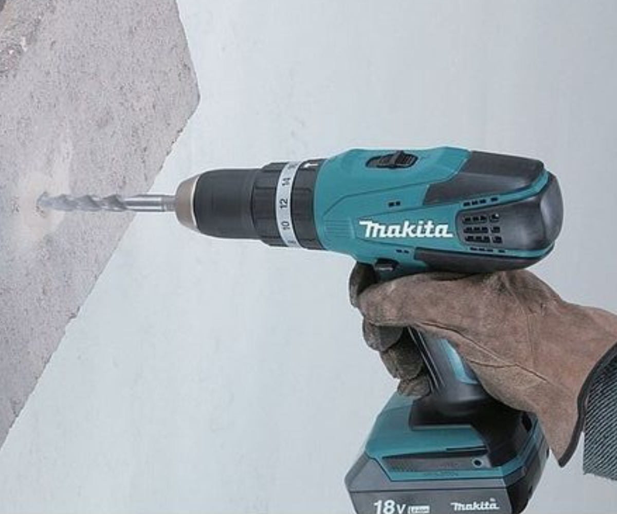 drill being used on surface